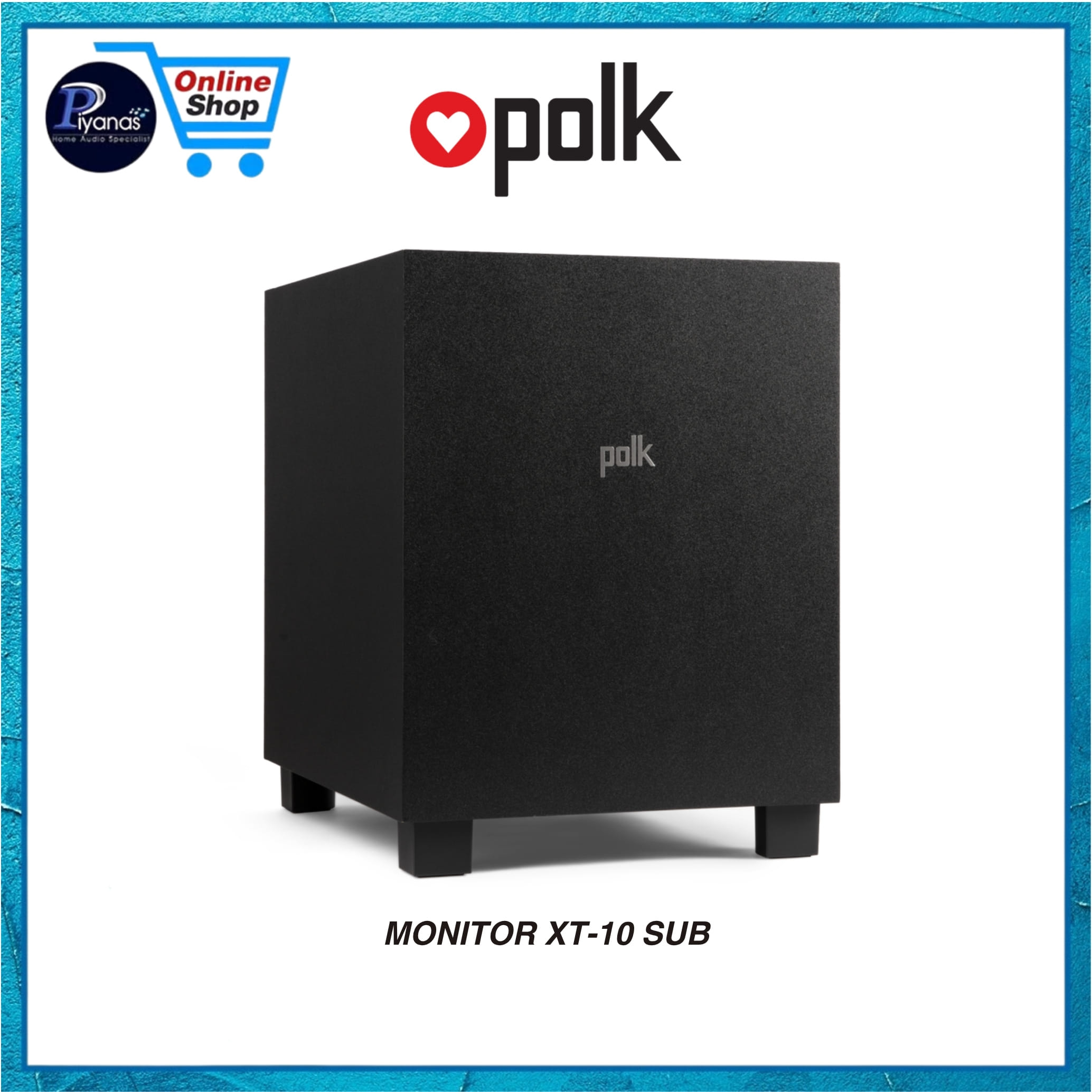 ซับวูฟเฟอร์ POLK AUDIO : MONITOR XT-10 SUB (BLACK)_1